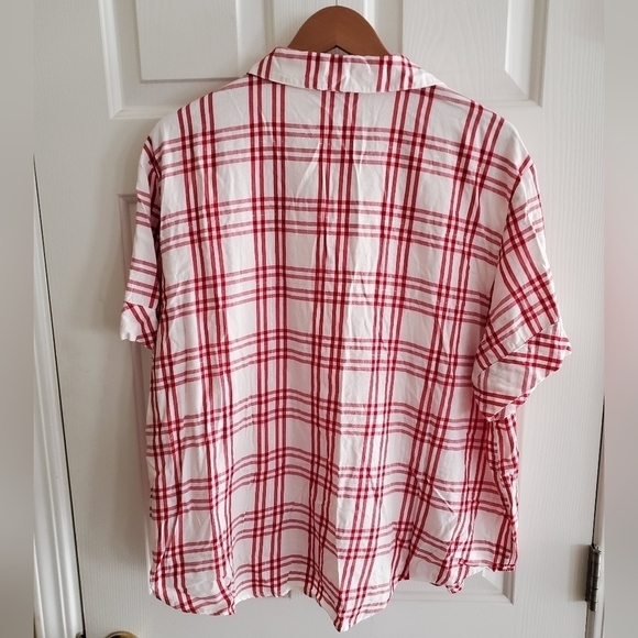 NWT Victoria's Secret pajama top flannel size XXL - Picture 5 of 6